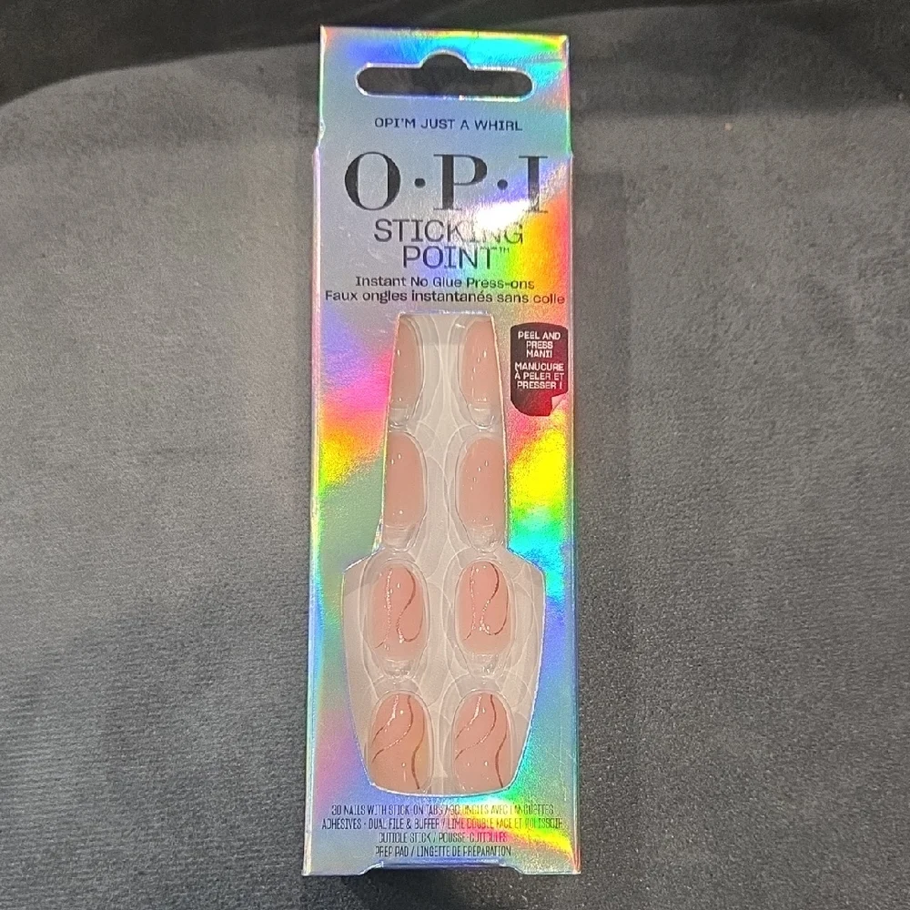 OPI Sticking Point OPI’m Just a Whirl Press On Nails